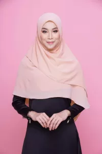 Exclusive Ikhrah Hijab - Khimar Khadeeja Sephia 3
